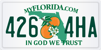 FL license plate 4264HA