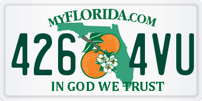 FL license plate 4264VU