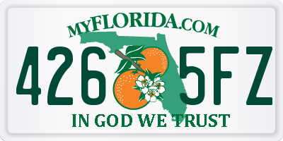 FL license plate 4265FZ