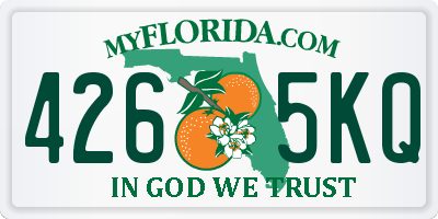FL license plate 4265KQ