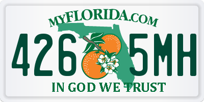 FL license plate 4265MH