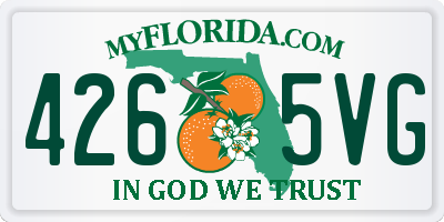 FL license plate 4265VG