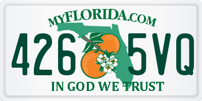 FL license plate 4265VQ