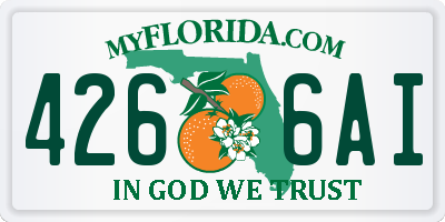 FL license plate 4266AI