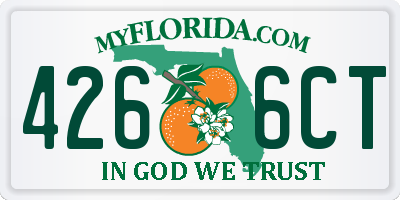 FL license plate 4266CT