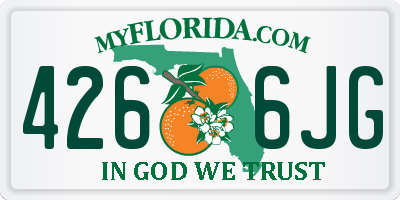 FL license plate 4266JG