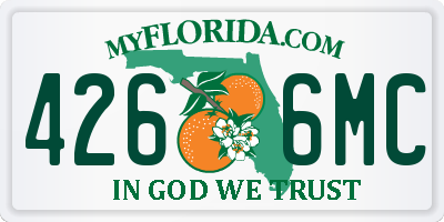 FL license plate 4266MC