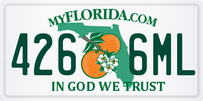 FL license plate 4266ML
