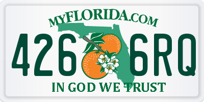 FL license plate 4266RQ