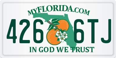 FL license plate 4266TJ
