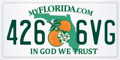 FL license plate 4266VG