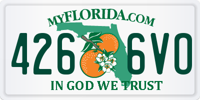 FL license plate 4266VO