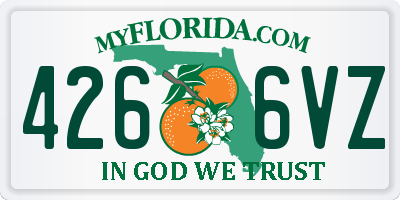 FL license plate 4266VZ