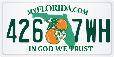 FL license plate 4267WH