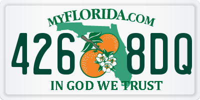 FL license plate 4268DQ