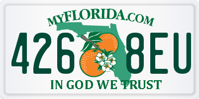 FL license plate 4268EU