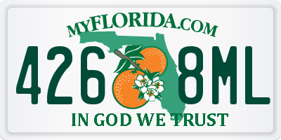 FL license plate 4268ML