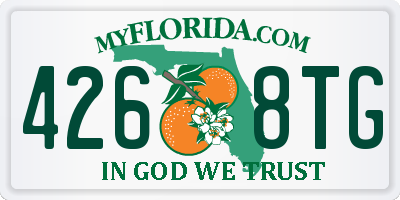 FL license plate 4268TG