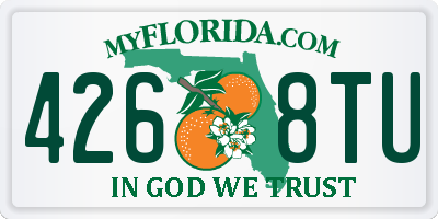 FL license plate 4268TU