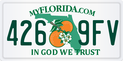 FL license plate 4269FV
