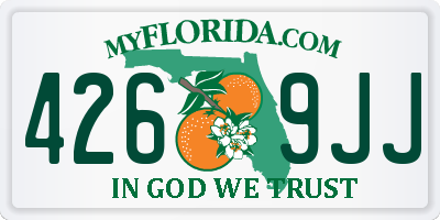 FL license plate 4269JJ