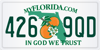 FL license plate 4269QD