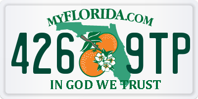 FL license plate 4269TP
