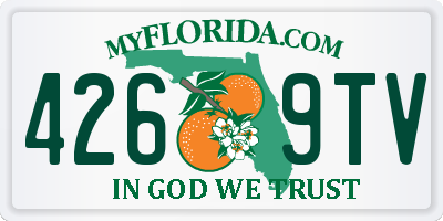 FL license plate 4269TV