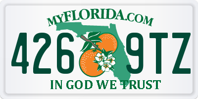 FL license plate 4269TZ