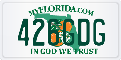 FL license plate 426GDG