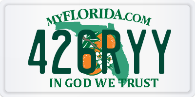 FL license plate 426RYY