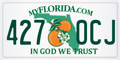 FL license plate 4270CJ