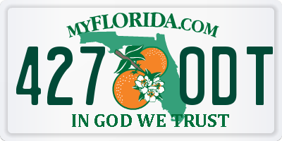 FL license plate 4270DT