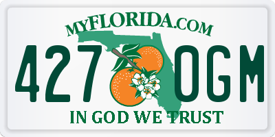 FL license plate 4270GM