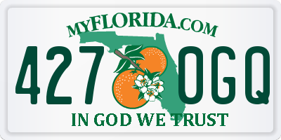 FL license plate 4270GQ