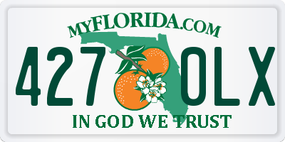 FL license plate 4270LX