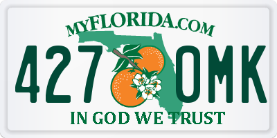 FL license plate 4270MK