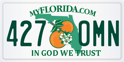 FL license plate 4270MN