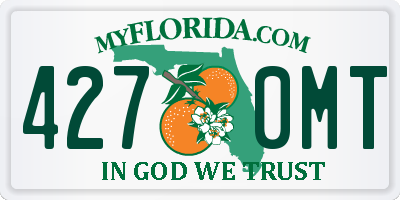 FL license plate 4270MT