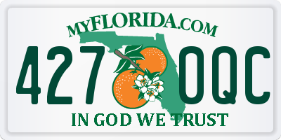 FL license plate 4270QC