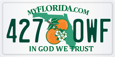 FL license plate 4270WF
