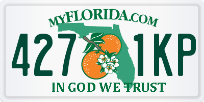 FL license plate 4271KP