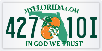 FL license plate 4271OI