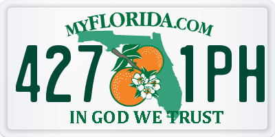 FL license plate 4271PH