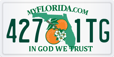 FL license plate 4271TG