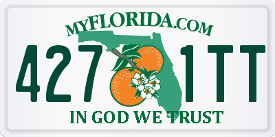 FL license plate 4271TT