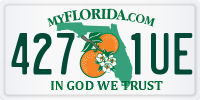 FL license plate 4271UE