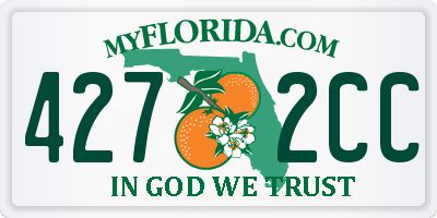 FL license plate 4272CC