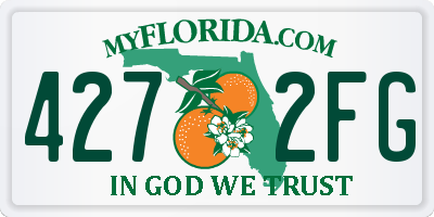 FL license plate 4272FG