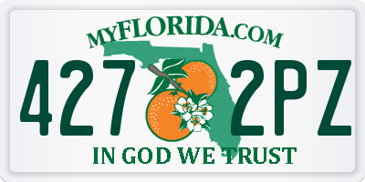 FL license plate 4272PZ